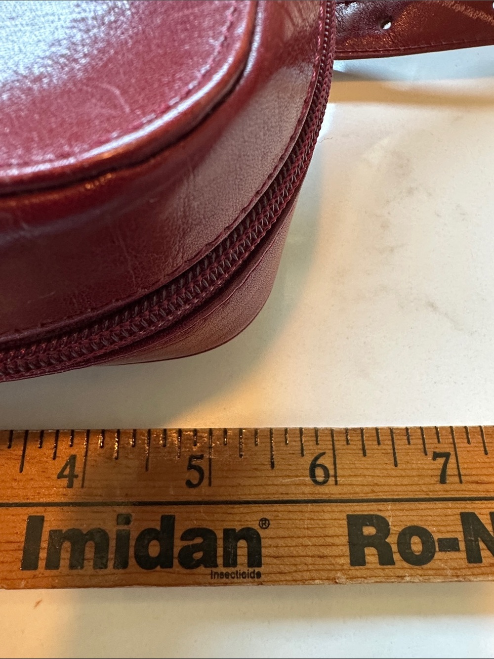 HOBO INTERNATIONAL Red Leather Zip-Top Handbag - Picture 5 of 15